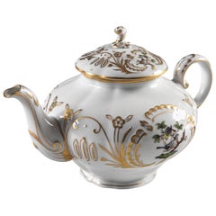 Antique Herend Rothschild Large Coffee Pot/Tea Pot Porcelain Bird Pattern Mint