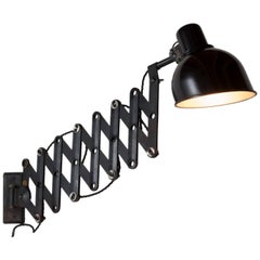 Vintage Industrial Scissor Lamp by Reif Dresden, circa 1940
