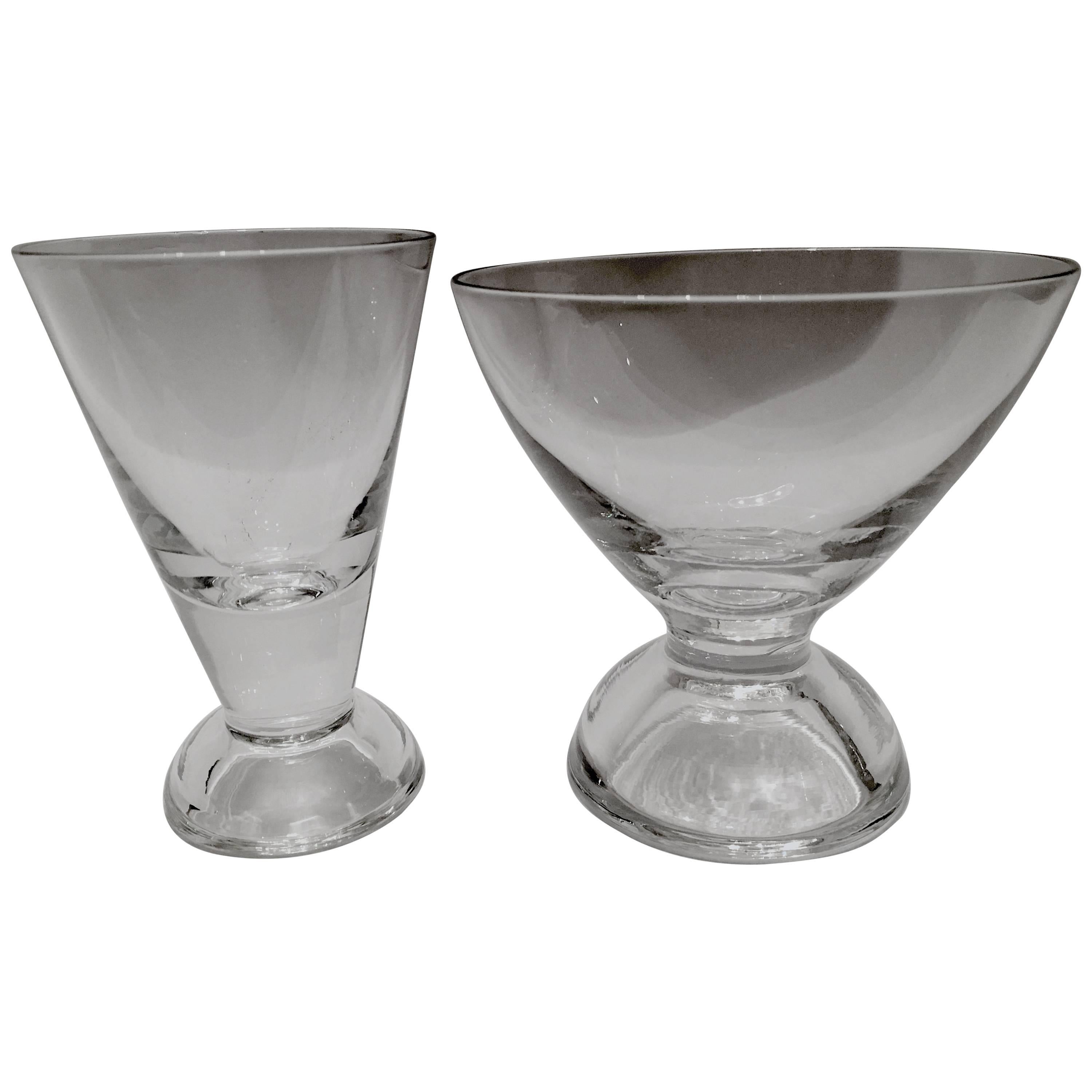 Midcentury "Simon Gate" Cocktail Glasses, Sweden For Sale