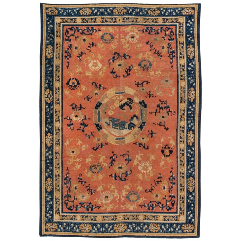 Vintage Chinese Carpet For Sale at 1stdibs