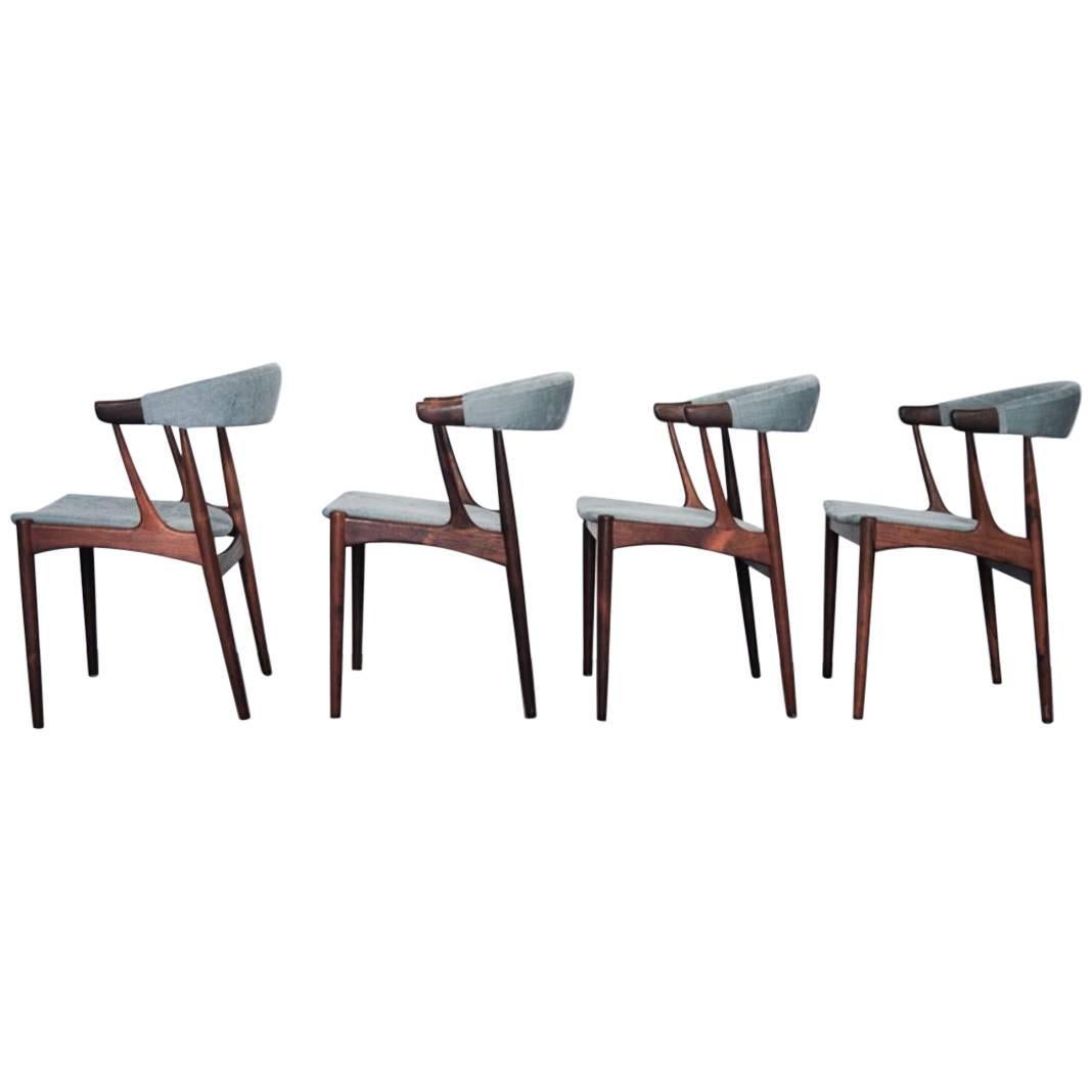 Brdr. Johannes Andersen for Andersens Møbelfabrik Model Ba 113 Dining Chairs, De For Sale