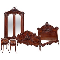 Antique 19th Century French Bedroom Suite