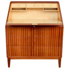 Swedish 1940s Moderne Secretary with Drawers-David Rosen for NK Stockholm, 1941