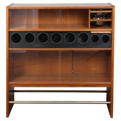 Danish Teak Wet Bar Designed by Poul Heltborg