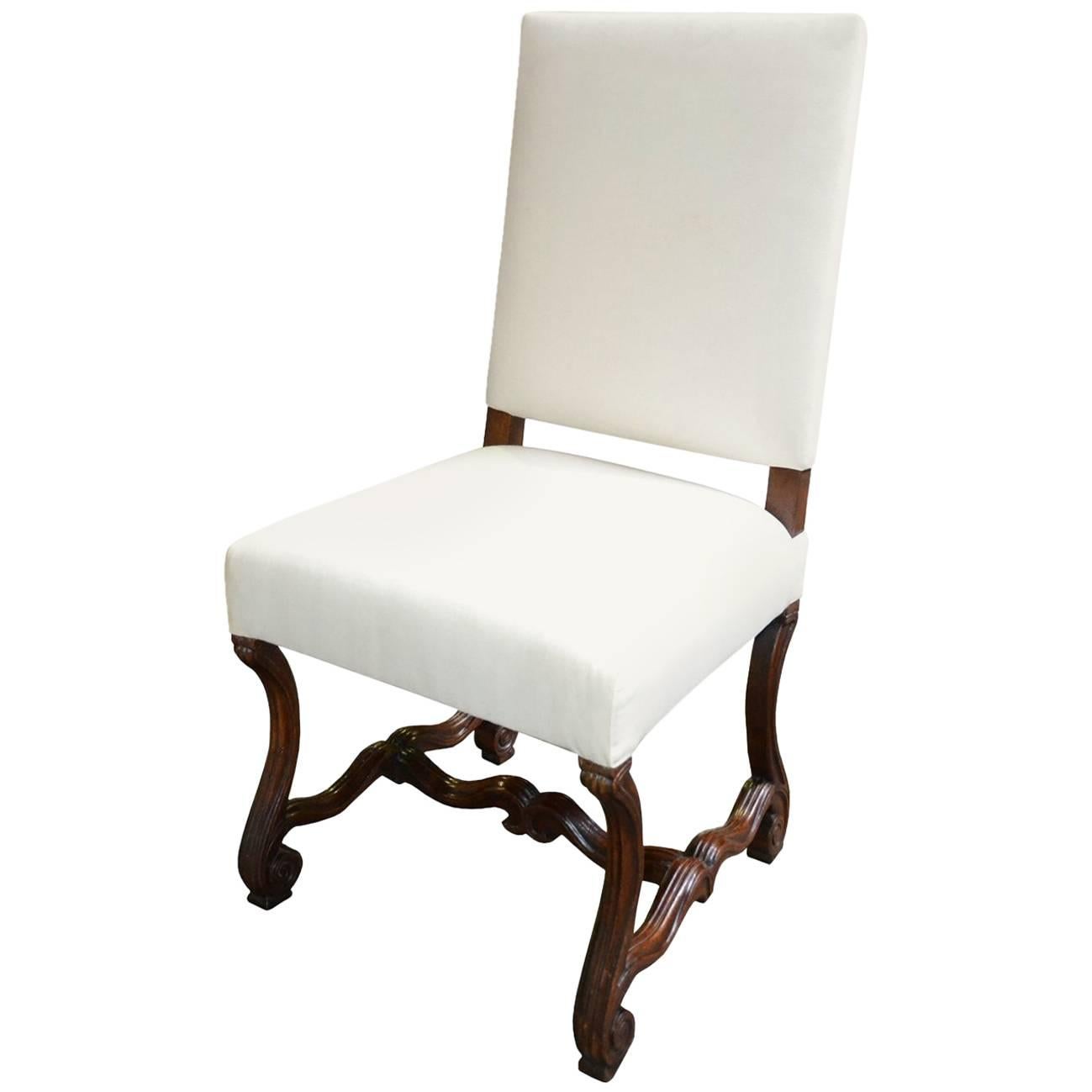 Antique Poltrona Side Chair For Sale