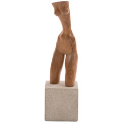 Eldon Danhausen Rosewood Bust Sculpture