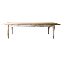 Large 19th Century Painted French Country Table