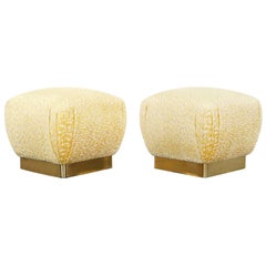 Vintage Brass "Poufs" by Marge Carson