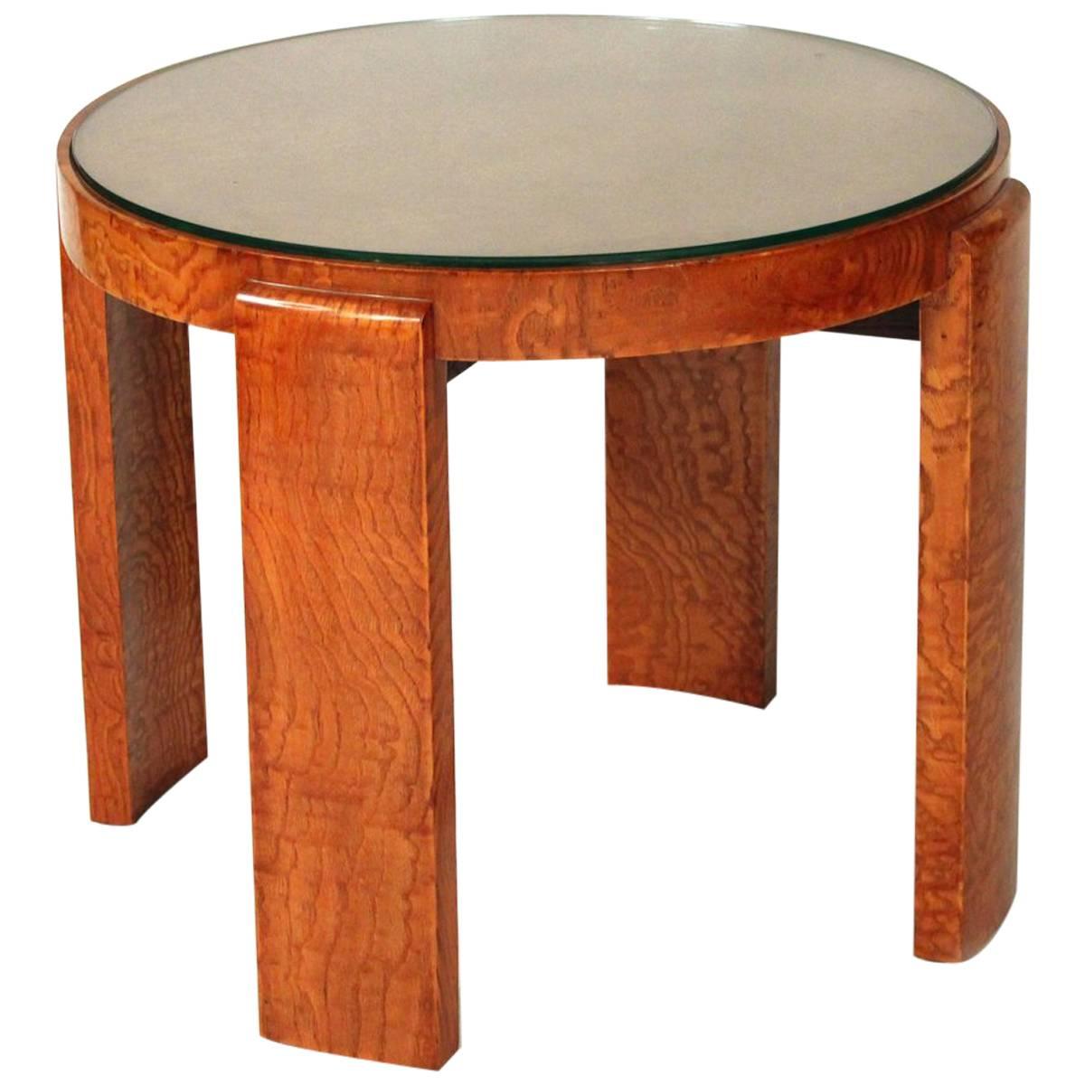 Art Deco Table Designed by Jacques Adnet For Sale