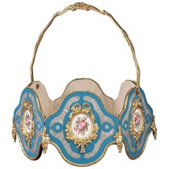 Napoleon III Porcelain Basket