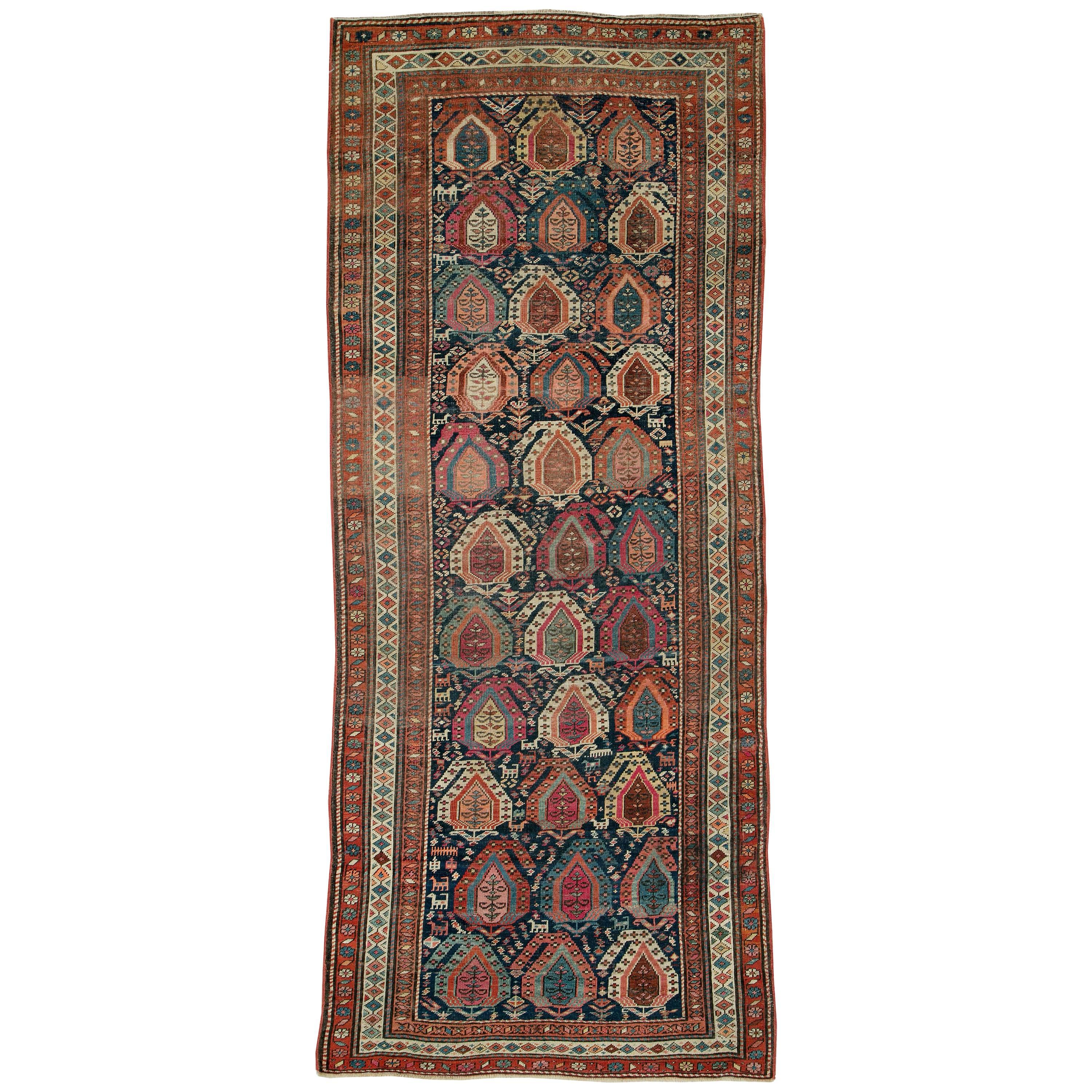 Antique Caucasian Kuba Rug