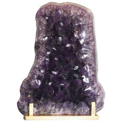 Larger Amethyst Geode Cluster Sculpture