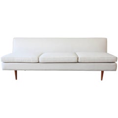 Paul McCobb Mid-Century Modern Planner Group Armless Sofa:: neu restauriert