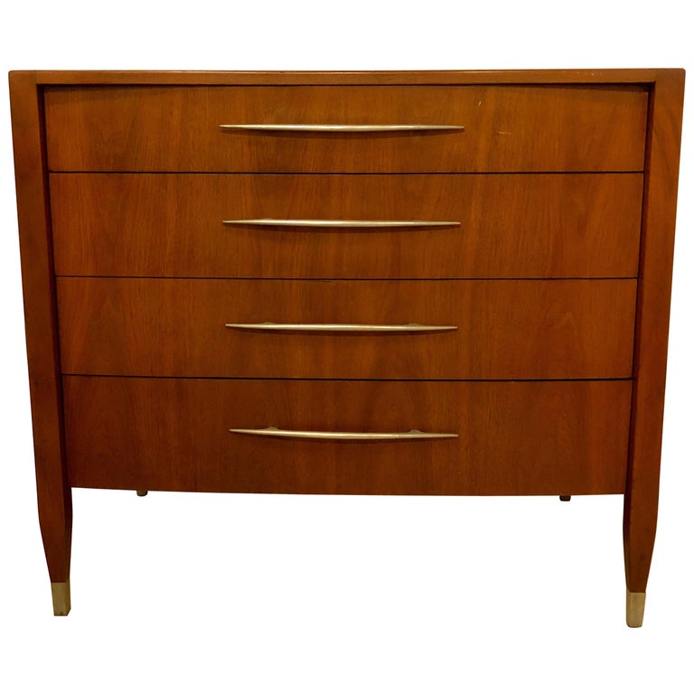 MidCentury Modern Commode or Nightstand by Sligh Furniture Co Stamped