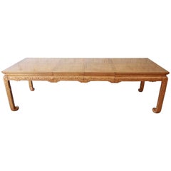 Michael Taylor for Baker Furniture Far East Collection Extension Dining Table