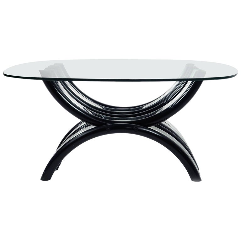Mid Century Modern Black And Clear Lucite Coffee Table For At Mid Century Modern Black And Clear Lucite Coffee Table For