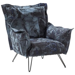 "Cloudscape" Armchair with Fiber or Goose and Steel Frame by Moroso for Diesel