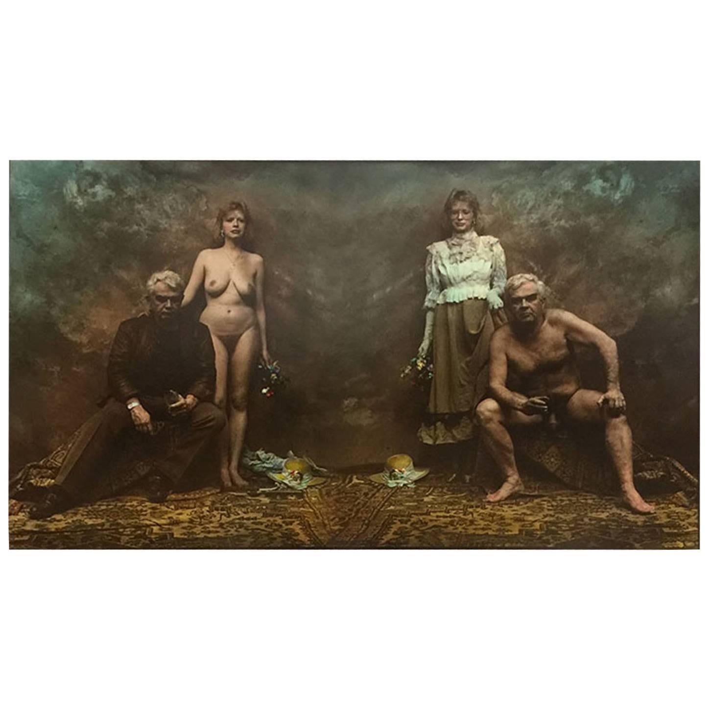 Jan Saudek, My Good Friend with His Fiancee, # 838, No. 1, Original Photograph