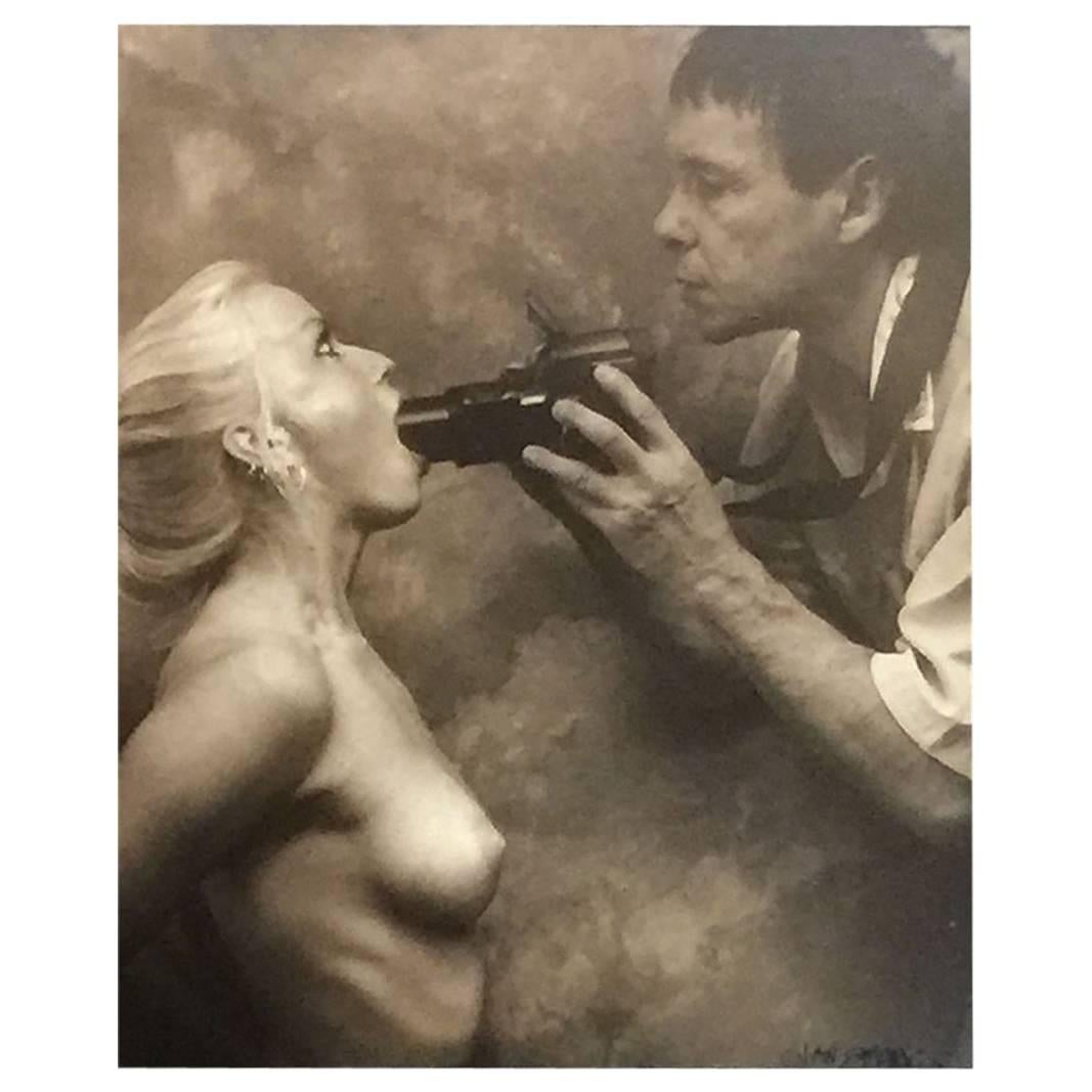 Jan Saudek, Czech photographer "Close Up", #NO, Original Photograph, 1985 For Sale