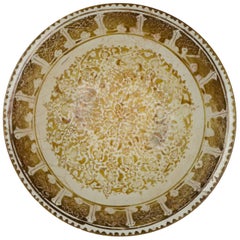 Kashan Lustre Decorated Pottery Bowl Iran, 12th-13th Century