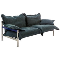 "Iron Maiden" Three-Seat Upholstered Sofa with Steel Frame by Moroso for Diesel