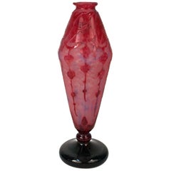 Art Deco Vase by Le Verre Francais - Schneider