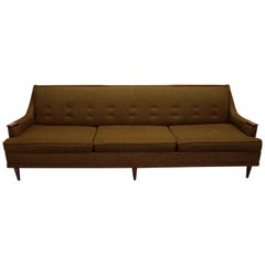 Vintage Kroehler Avant Designs Adrian Pearsall Style Walnut Arm Sofa