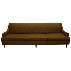 Kroehler Avant Designs Adrian Pearsall Style Walnut Arm Sofa