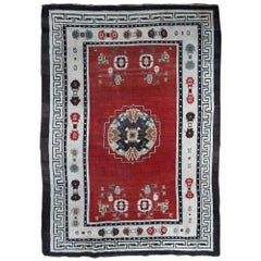 Antique Tibetan Carpet