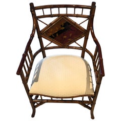 English Bamboo Armchair