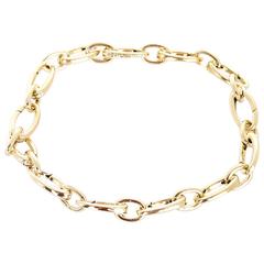 Tiffany & Co. Link Clasp Yellow Gold Bracelet