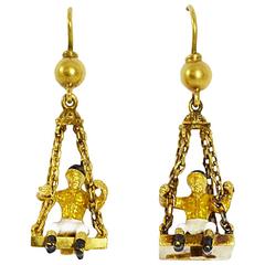 Mrs Snewing's Jockey Earrings