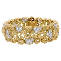 A Gold And Diamond Bracelet By Van Cleef & Arpels c.1964 