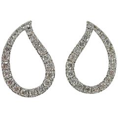 Jona Diamond Gold Paisley Earstuds 10