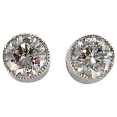 Jona Diamond Gold Single Stone Stud Earrings 8