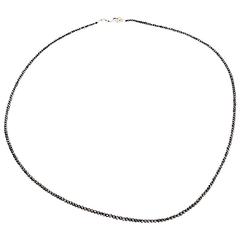 Amazing Black Diamond Bead Necklace