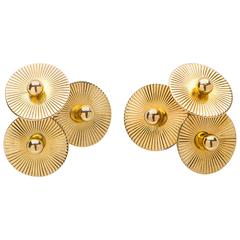 Cartier Geometric Gold Earrings