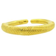Ilias Lalaounis Gold Cuff Bracelet 