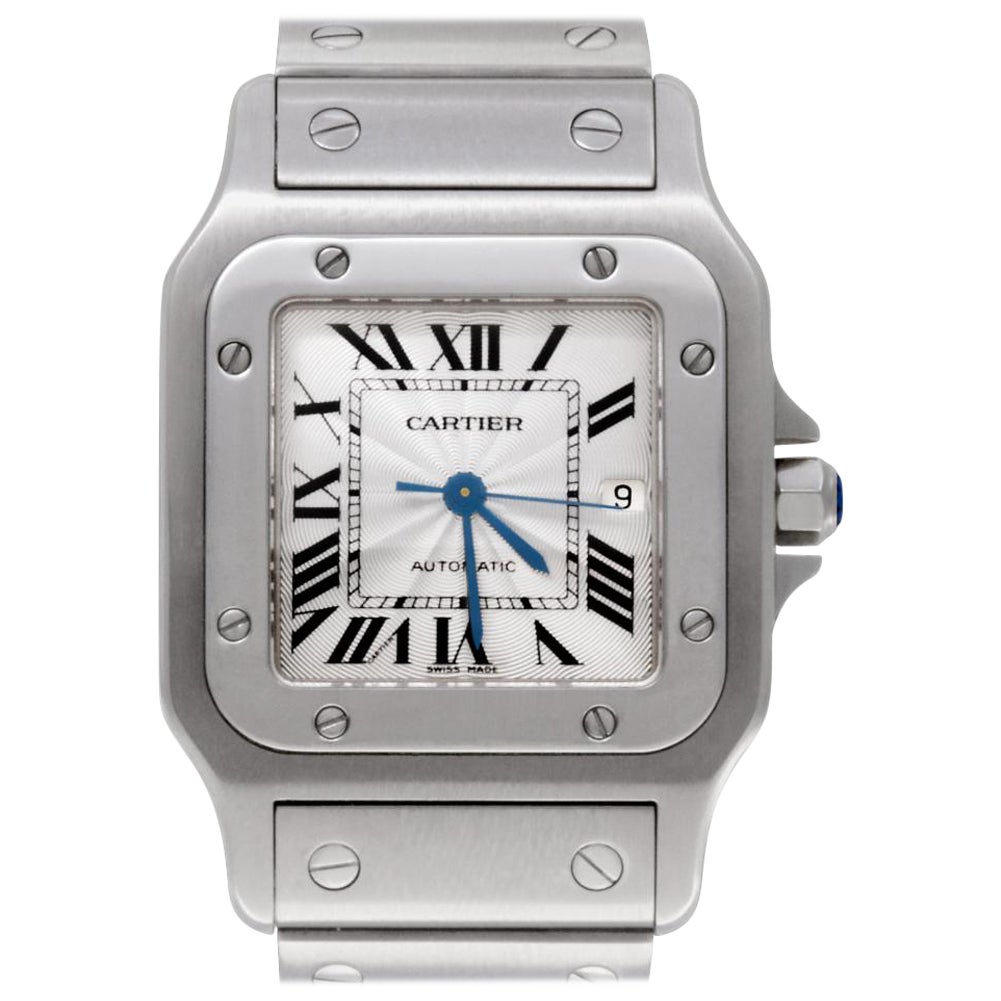 Cartier Santos Galbee Large W20055d6 2319 Unisex Automatic Watch ...