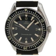 Vintage Omega Stainless Steel Seamaster 300 Wristwatch Ref 165.024