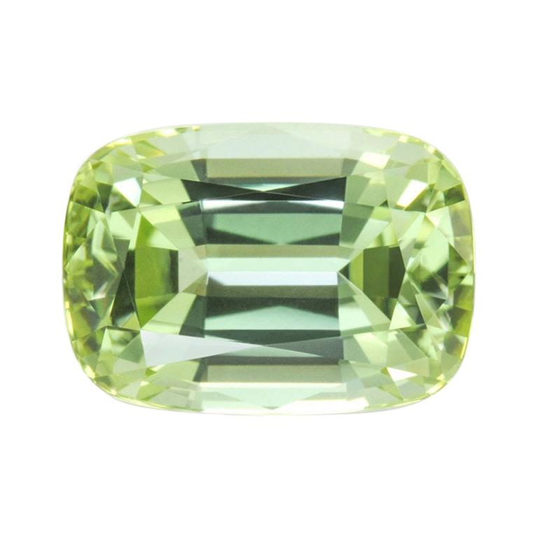 Green Tourmaline Ring Gem 5.10 Carat Loose Unset