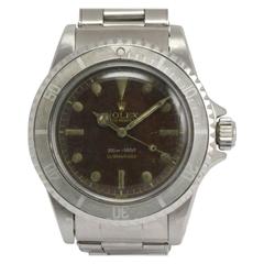 Retro Rolex Stainless Steel Submariner Automatic Wristwatch Ref 5512 