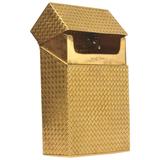 Solid 18 Karat Gold Cigarette Box