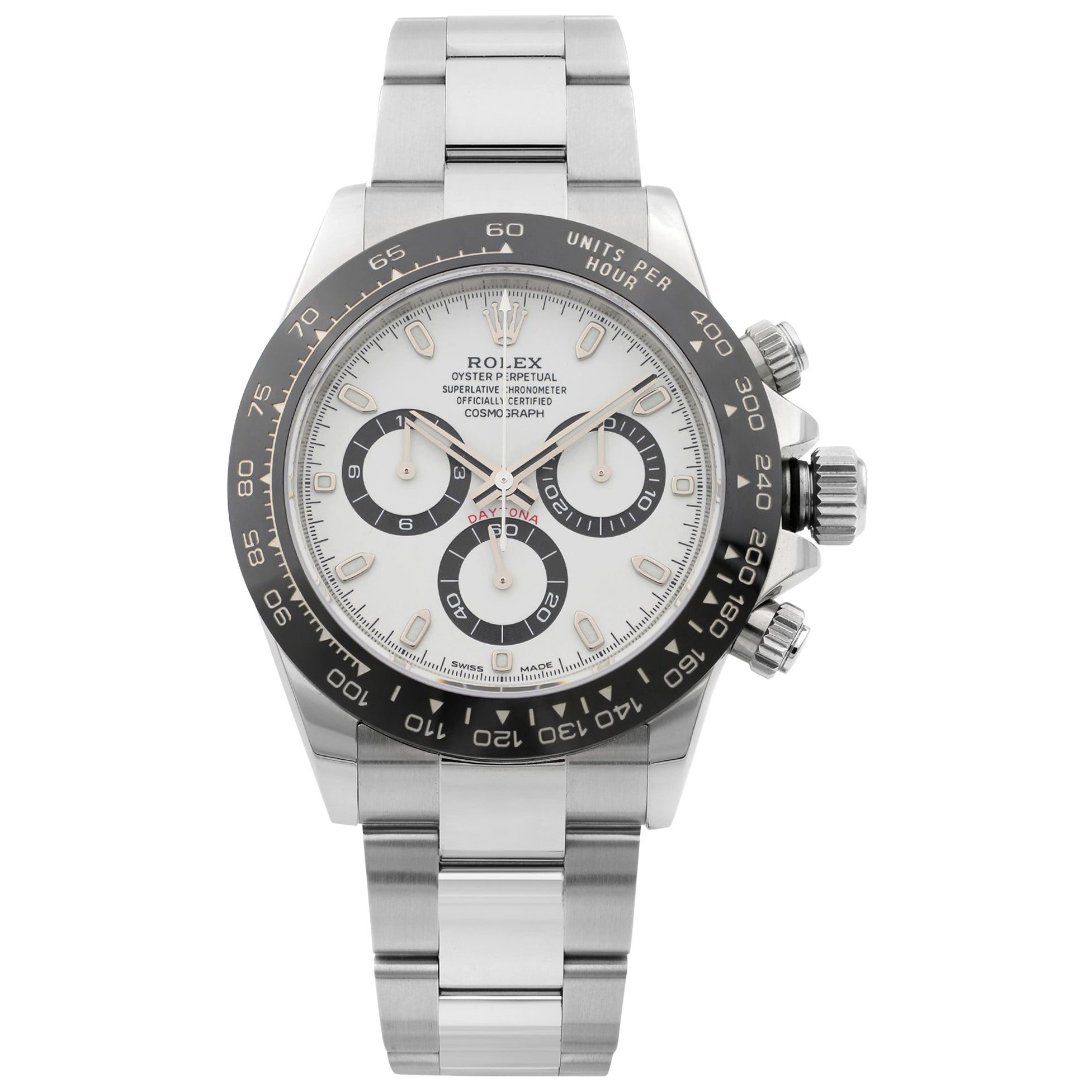 Rolex Cosmograph Daytona Ceramic Bezel Black Dial Men's Watch 116500 ...