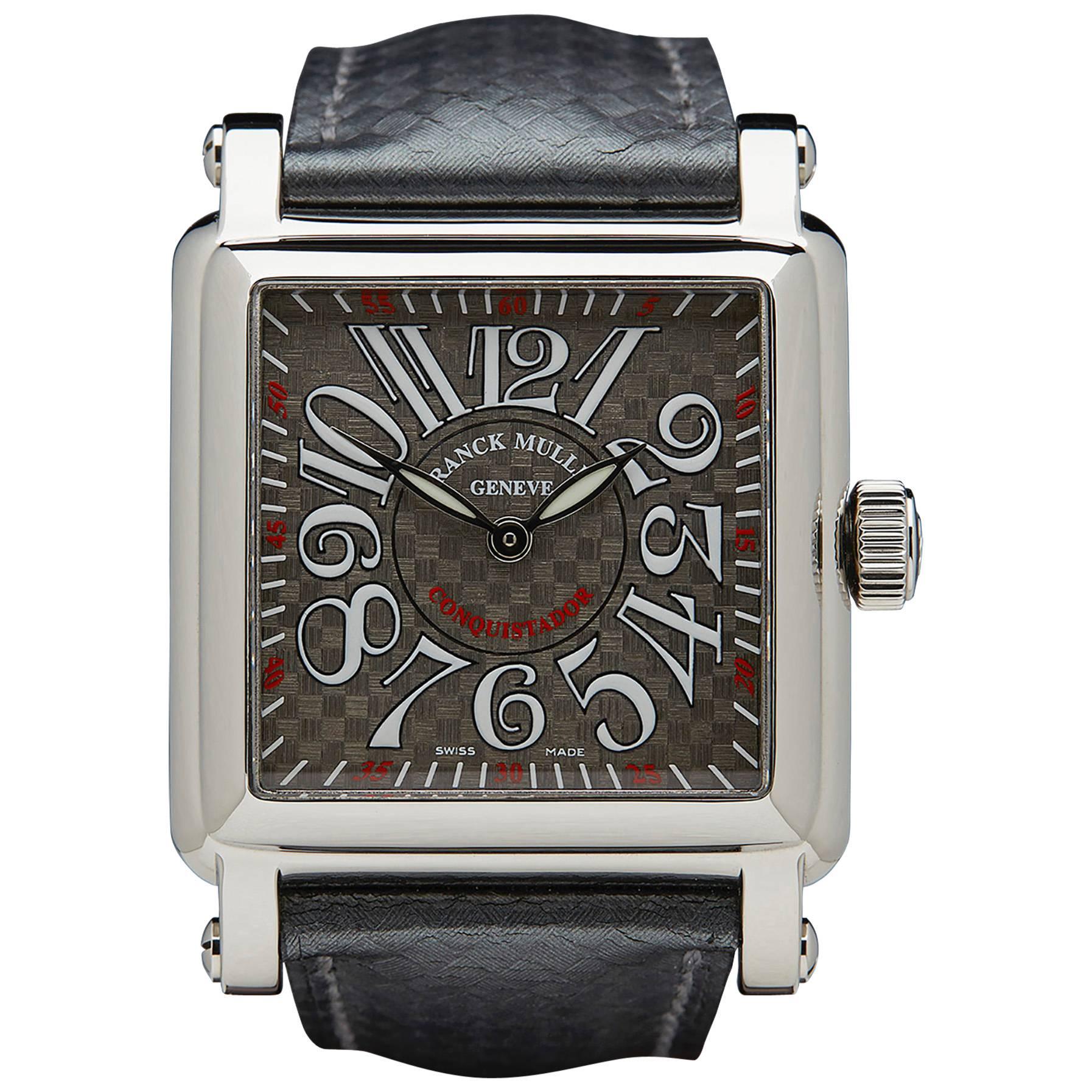 Montre-bracelet Franck Muller Conquistador Cortez Carbone en acier inoxydable édition limitée
