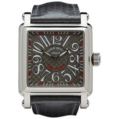 Franck Muller Stainless Steel Conquistador Cortez Carbone Ltd Ed Wristwatch
