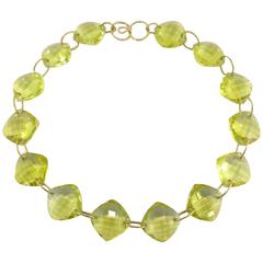 Jona Citrine Gold Necklace Jona Citrine Gold Necklace