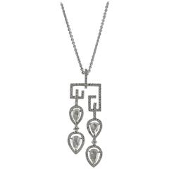Jona Diamond White Gold Pendant Necklace 12