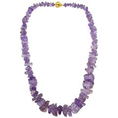 Jona Crazy Cut Amethyst Necklace 2
