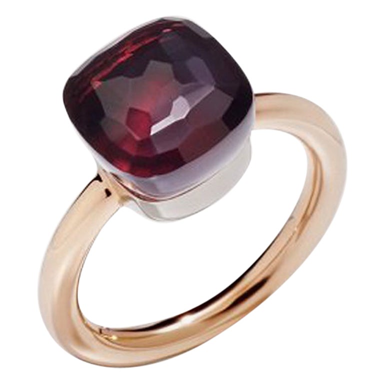 Pomellato Nudo Classic Ring in Rose Gold with Amethyst A 